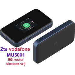 5G MIFI Router Mobiele WiFi Hotspot Vodafone ZTE MU5001 simlockvrij geschikt voor oa KPN T-mobile tele2 Vodafone